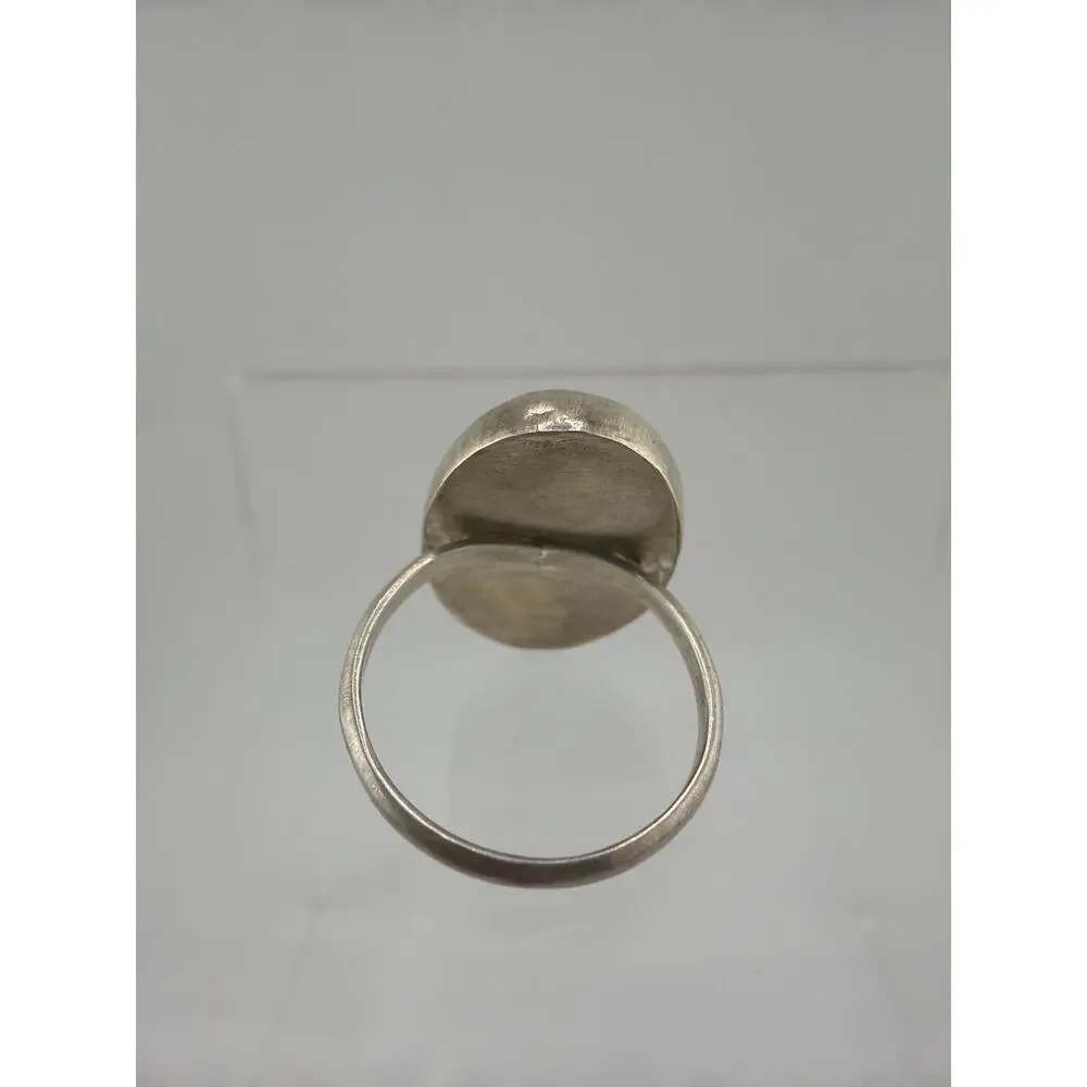 Sterling Silver Ruby Zoisite Anyolite Bezel Ring Size 7